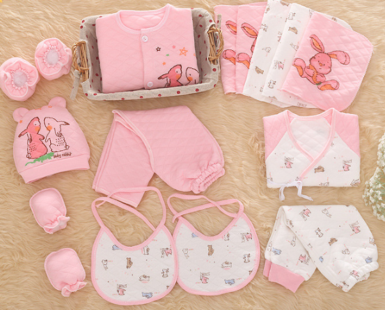 Padded baby clothes