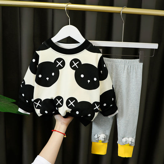 Baby Girl Korean Children Two-piece Suit