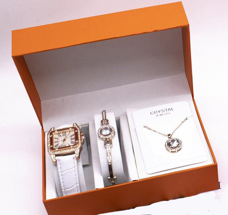Wrist Watch Set Foreign Trade Watches Women New Necklace Bracelets Wristwatches Women