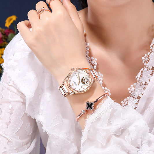 New Designer Mechanical Watches Women Luxury Top Brand Ceramic