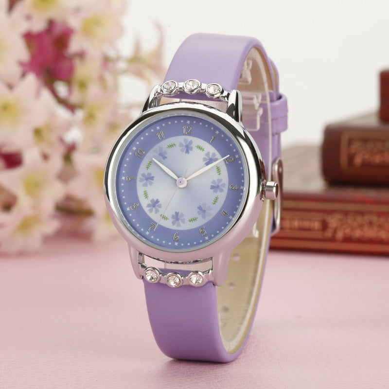girl waterproof  quartz watch