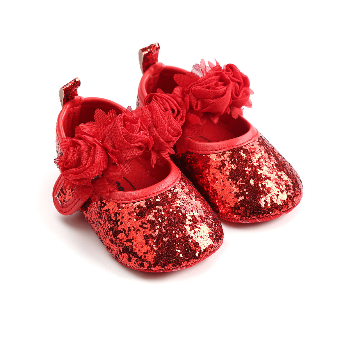 Rose baby girl shoes