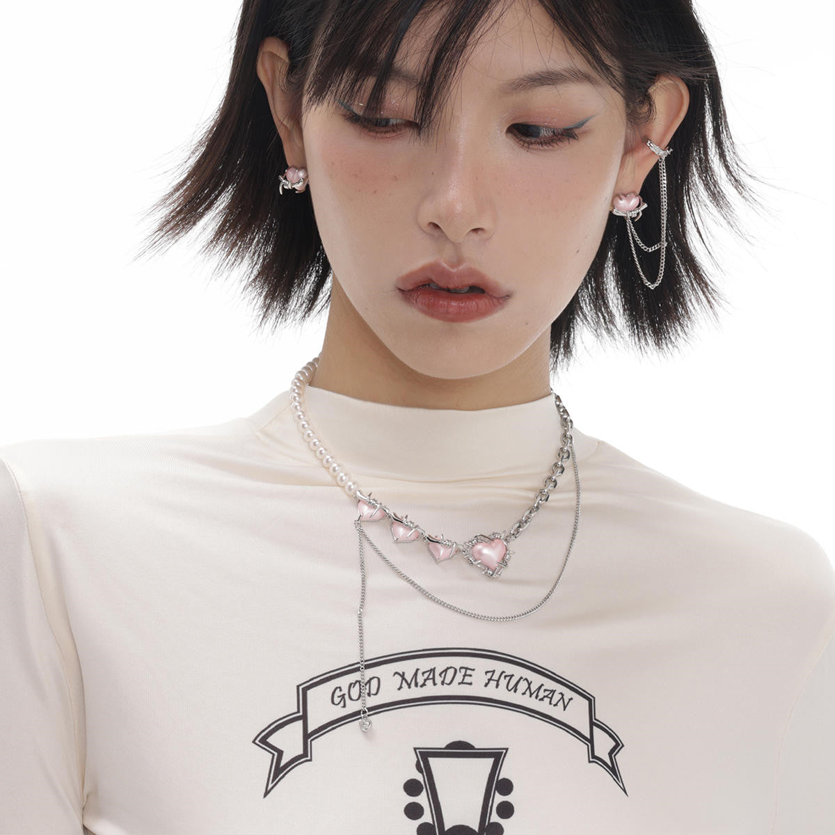 Women's Fashion Simple Love Pendant Necklace