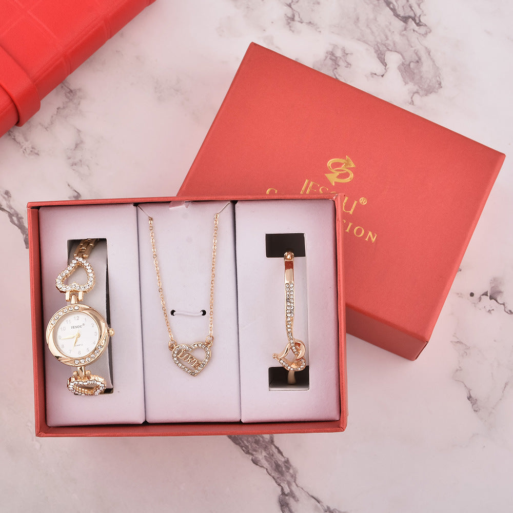 Valentine's Day Gift Watch Women's Simple Bracelet Set