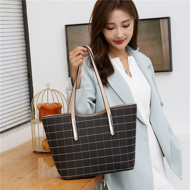 New Korean Fashion Four-piece Set Texture Shoulder Women Hand-carrying Crossbody Bag