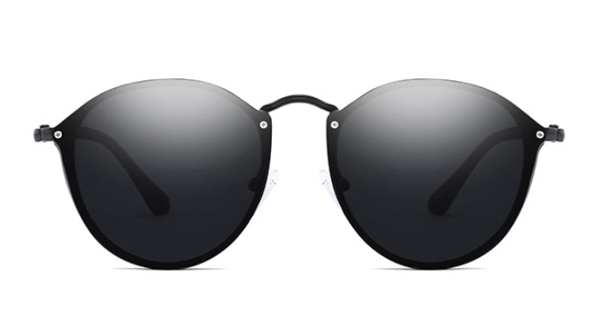 Ladies Metal Rimless Glasses Sunglasses