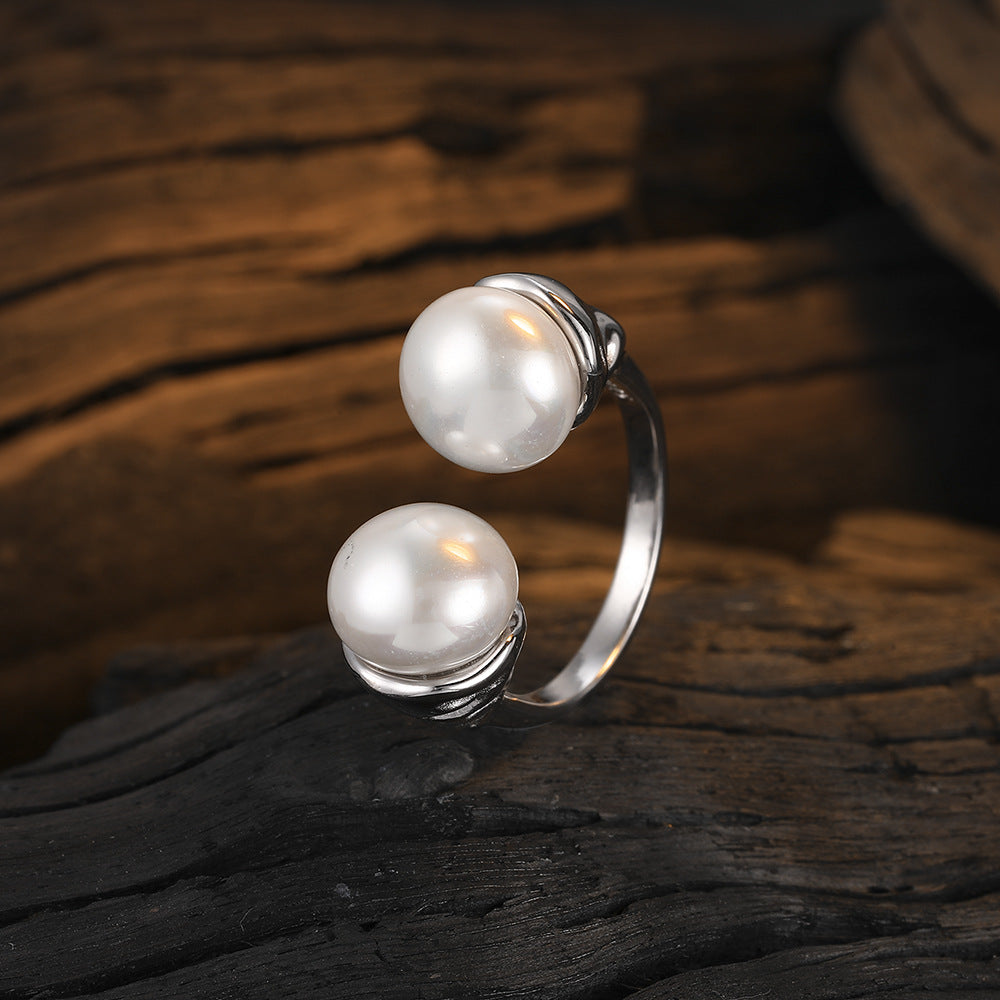 Special-interest Design S925 Sterling Silver Pearl Ring For Women