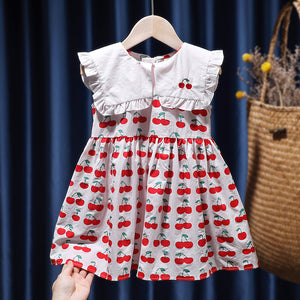 Korean Version Baby Vest Skirt Little Girl Princess Skirt Trendy