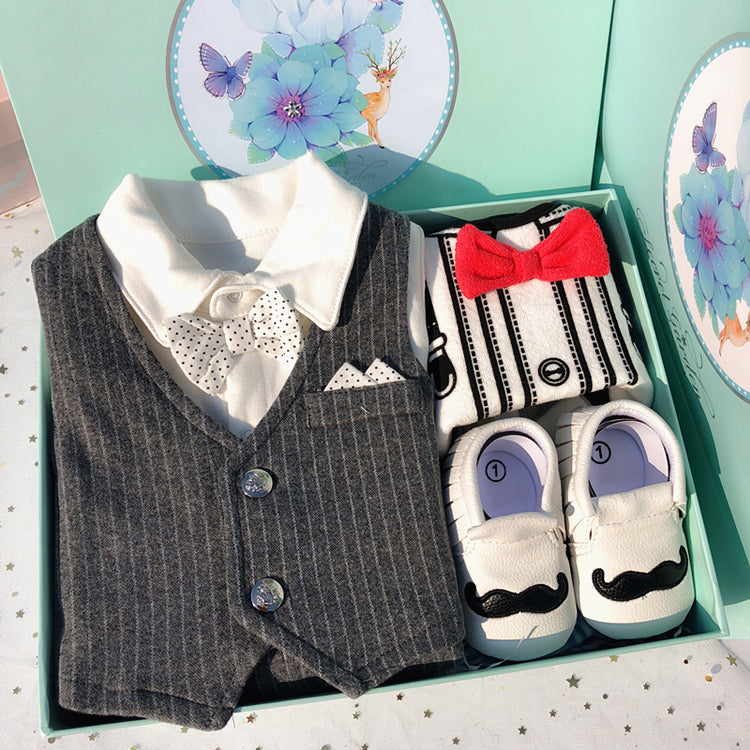 Gift Set Boxed Male Baby Clothes Gift Package 0-March