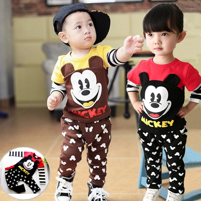 New Baby Boy Spring Suit Boys Spring Clothes Children's Clothes 1-2-3 Years Old Girls Spring Clothes