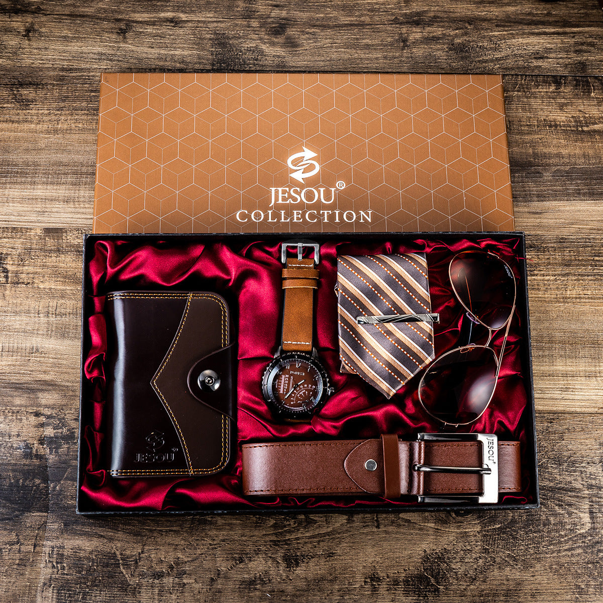 Men\'s gift set exquisite package watch